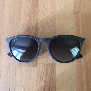 Rayban black Erika matte sunglasses